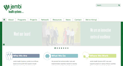 Desktop Screenshot of jembi.org
