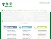 Tablet Screenshot of jembi.org